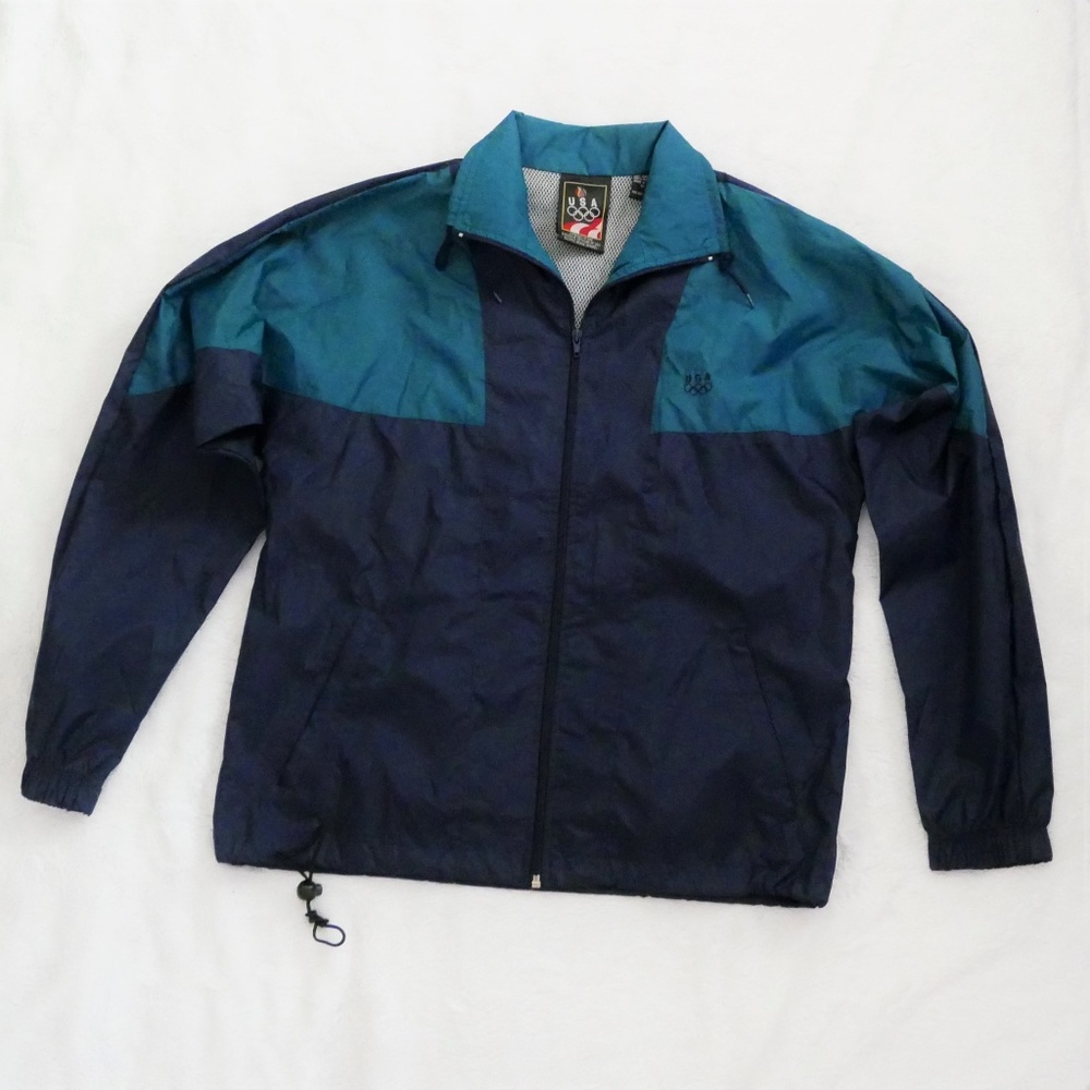 Vintage 90s Olympics Oversized Windbreaker
